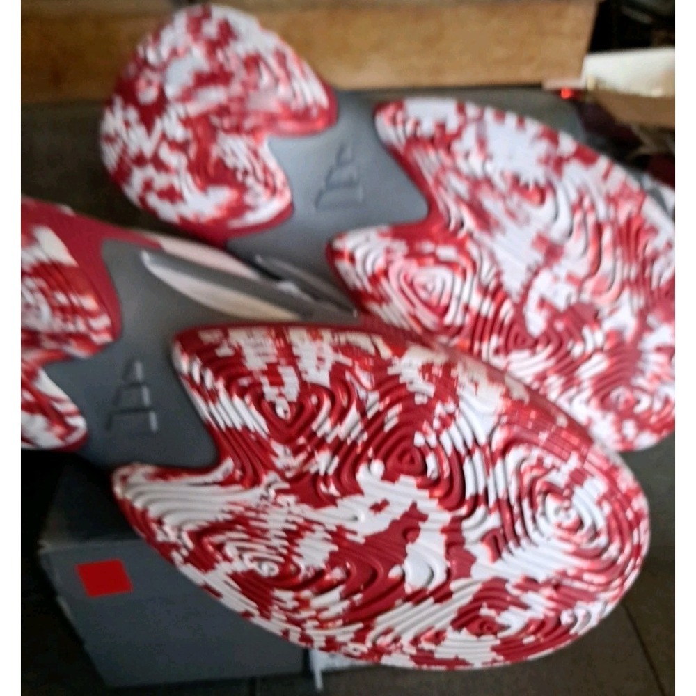 Womens‎ Size 11 - Adidas Exhibit Select Mid White Team Power Red NIB - Picture 5 of 9
